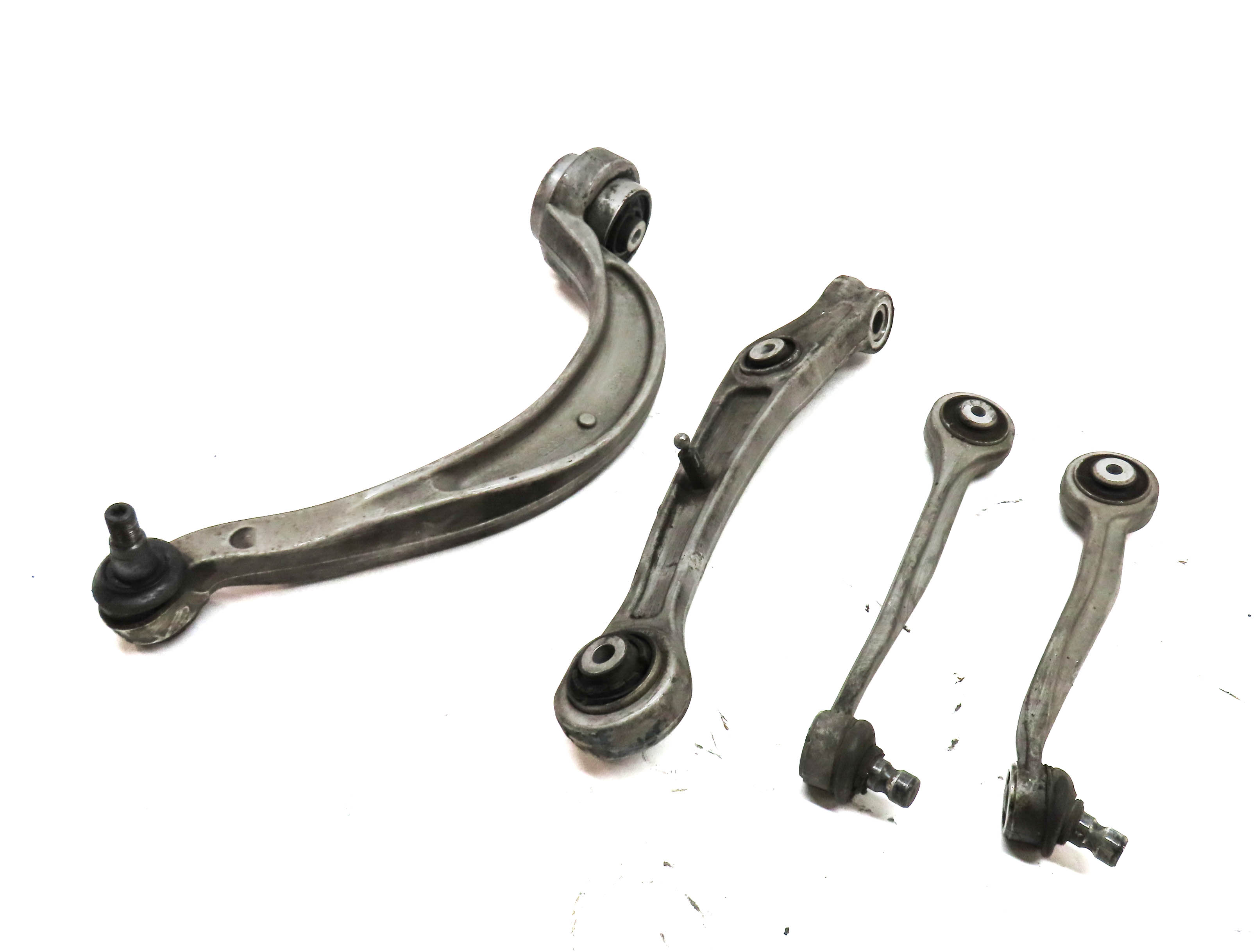 2009-2017 AUDI Q5 (8R) FRONT LEFT DRIVER SIDE FORWARD REARWARD CONTROL ARM SET 4 — exact item pictured